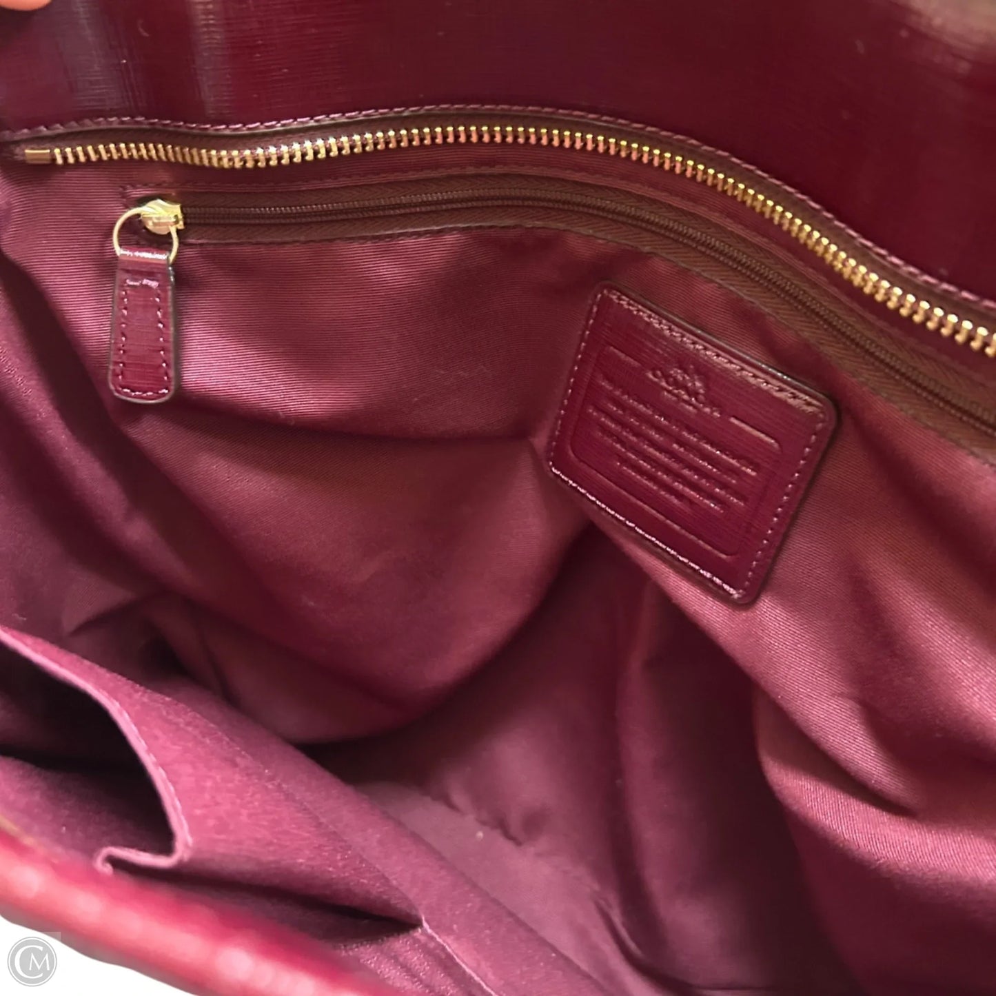 Handbag Designer By Coach, Size: Medium