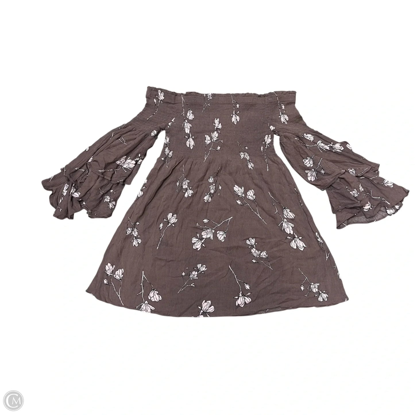 Top 3/4 Sleeve By Illa Illa In Purple, Size: L
