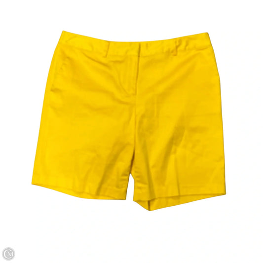 Shorts By Michael By Michael Kors In Yellow, Size: 8