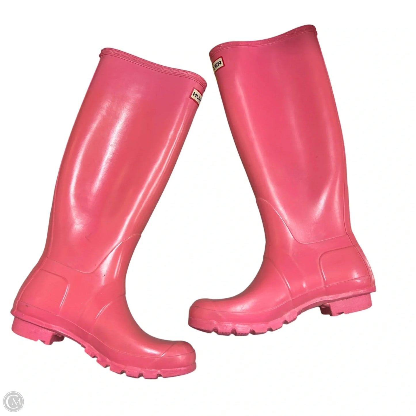 Boots Rain By Hunter In Pink, Size: 8