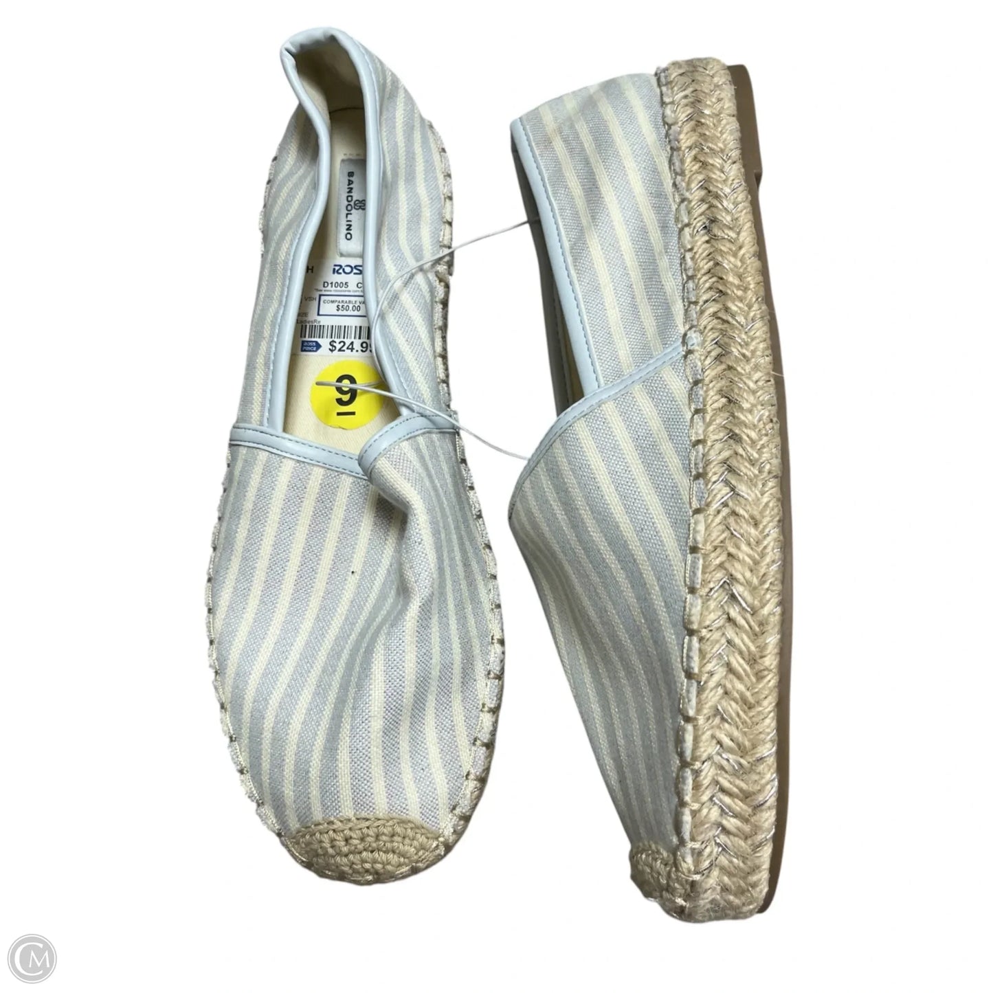 Shoes Flats By Bandolino In Blue & White, Size: 9