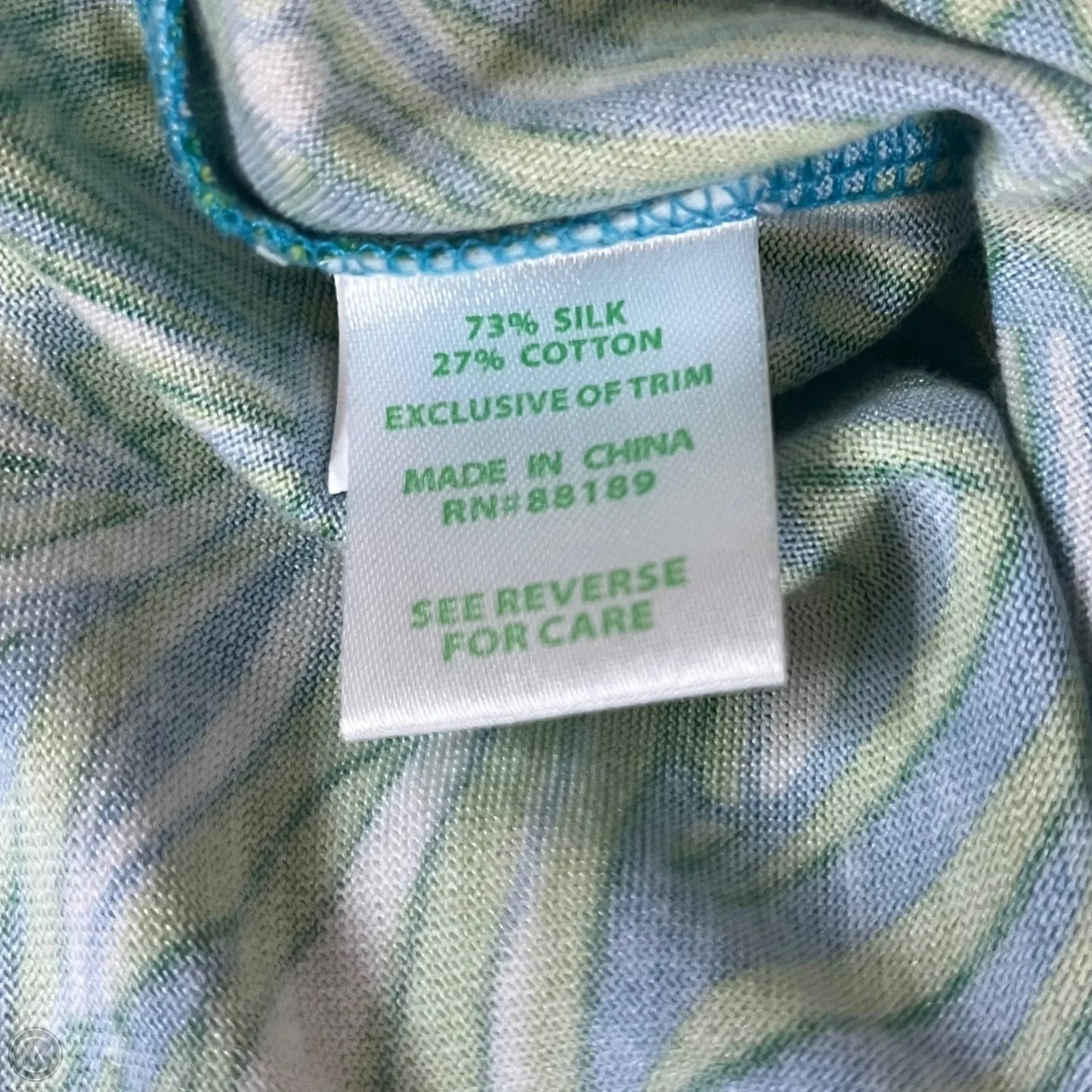 Dress Designer By Lilly Pulitzer In Blue & Green, Size: M