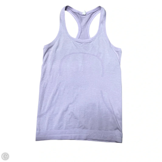 Athletic Tank Top By Lululemon In Purple, Size: S