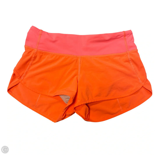 Athletic Shorts By Lululemon In Pink, Size: 2