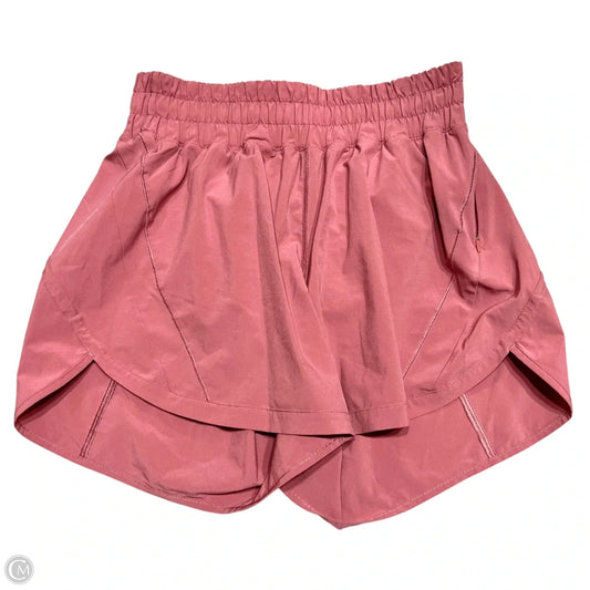 Athletic Shorts By Lululemon In Mauve, Size: 6