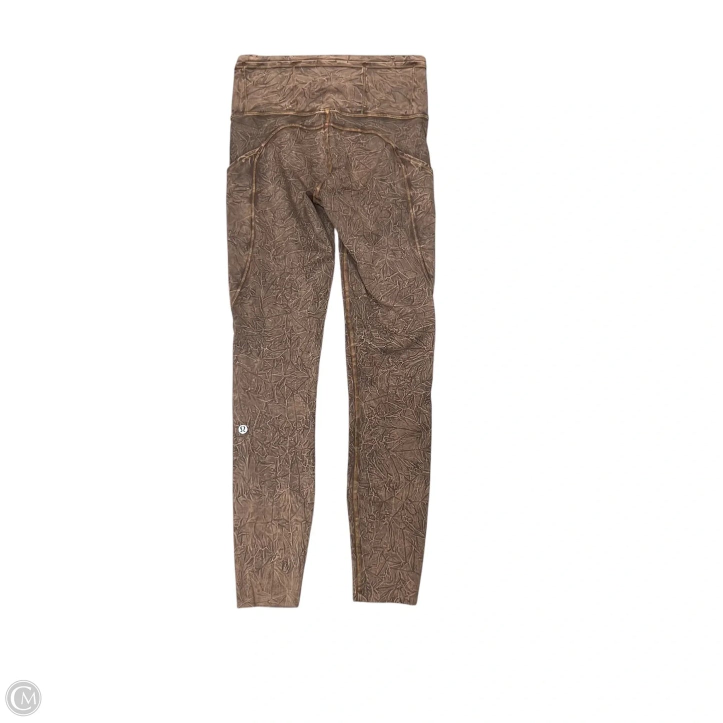 Athletic Leggings By Lululemon In Brown, Size: 4