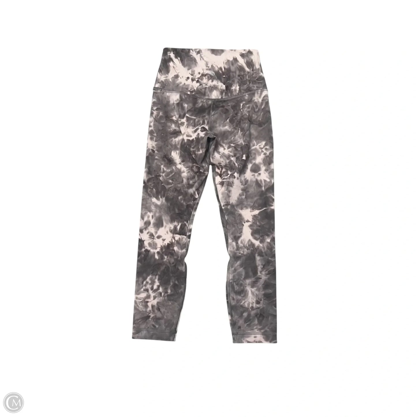 Athletic Leggings By Lululemon In Grey & Purple, Size: 4