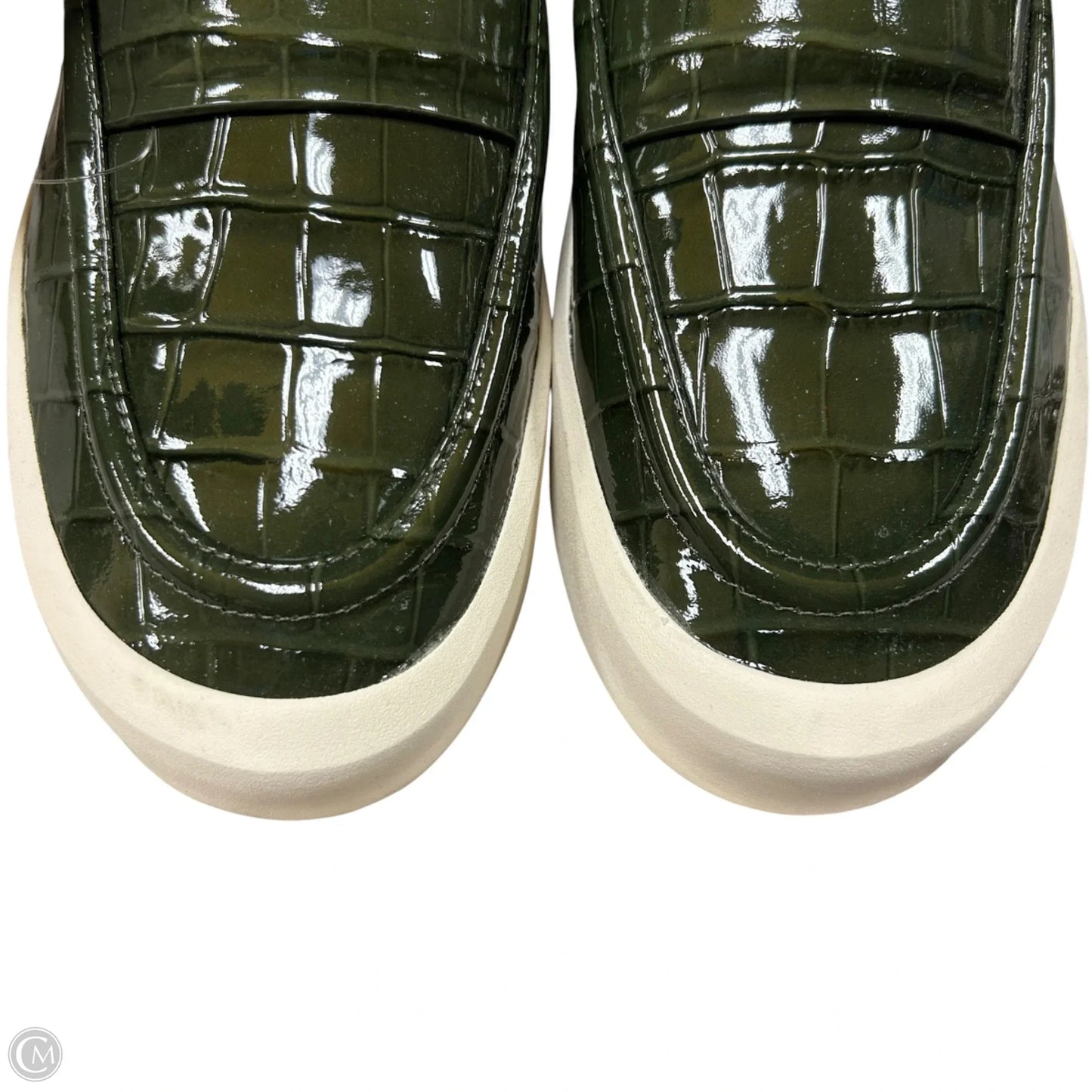 Shoes Flats By Vince In Green, Size: 8.5