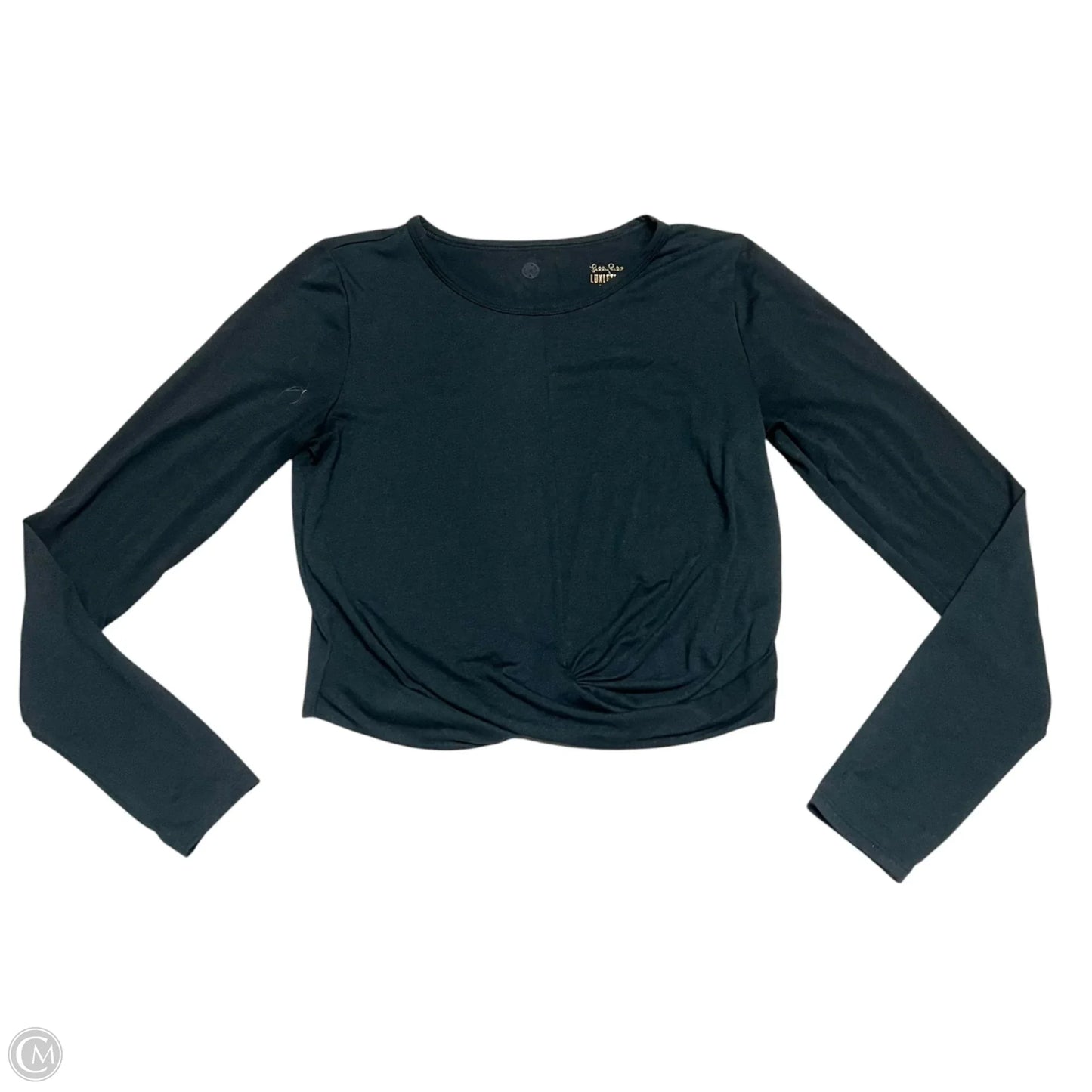 Top Long Sleeve Designer By Lilly Pulitzer In Black, Size: M