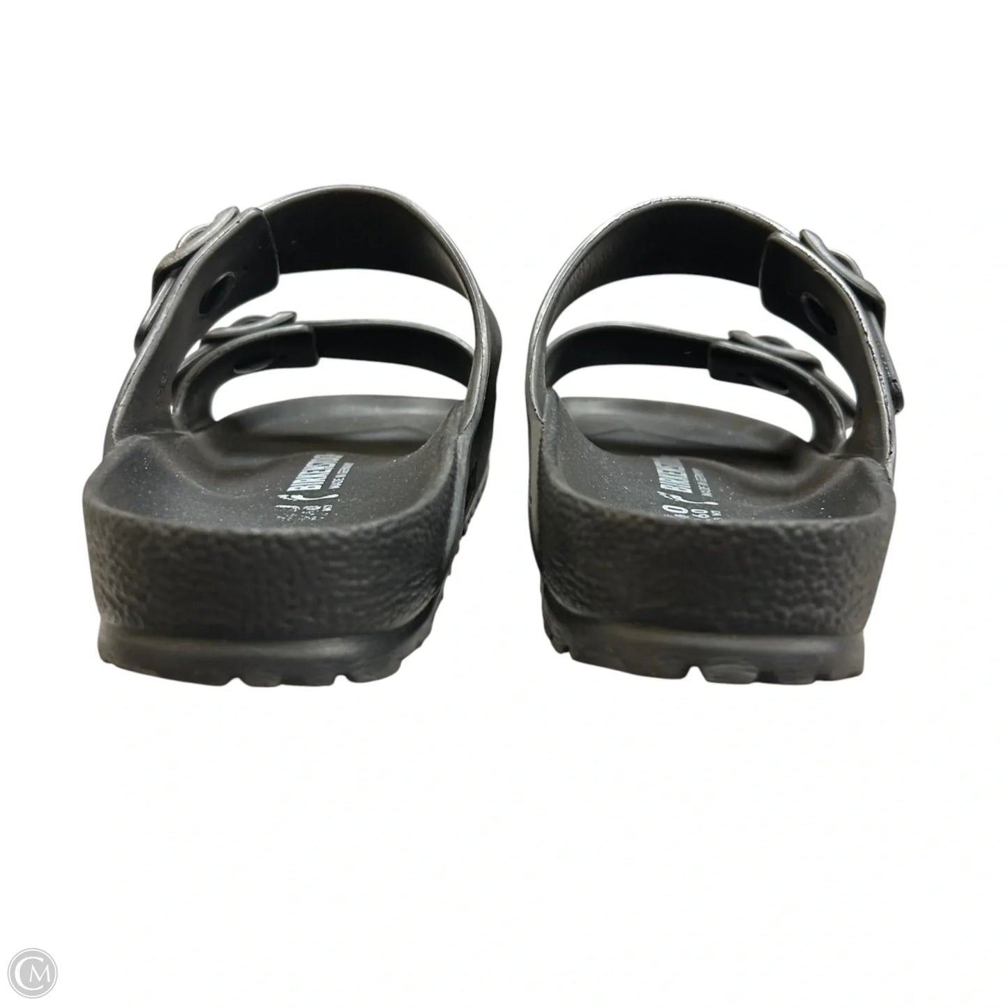 Sandals Flats By Birkenstock In Black, Size: 9.5