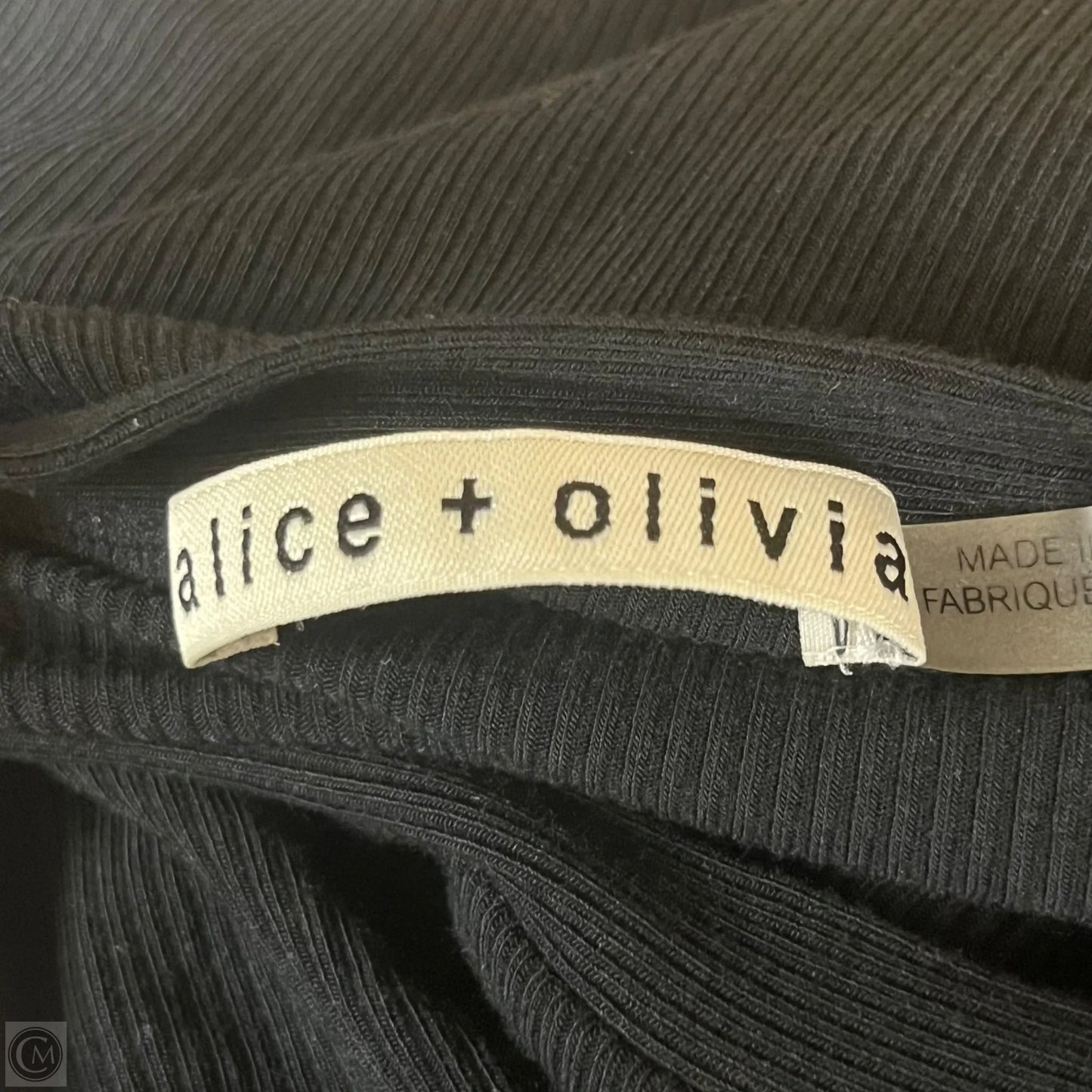 Dress Designer By Alice + Olivia In Black, Size: L