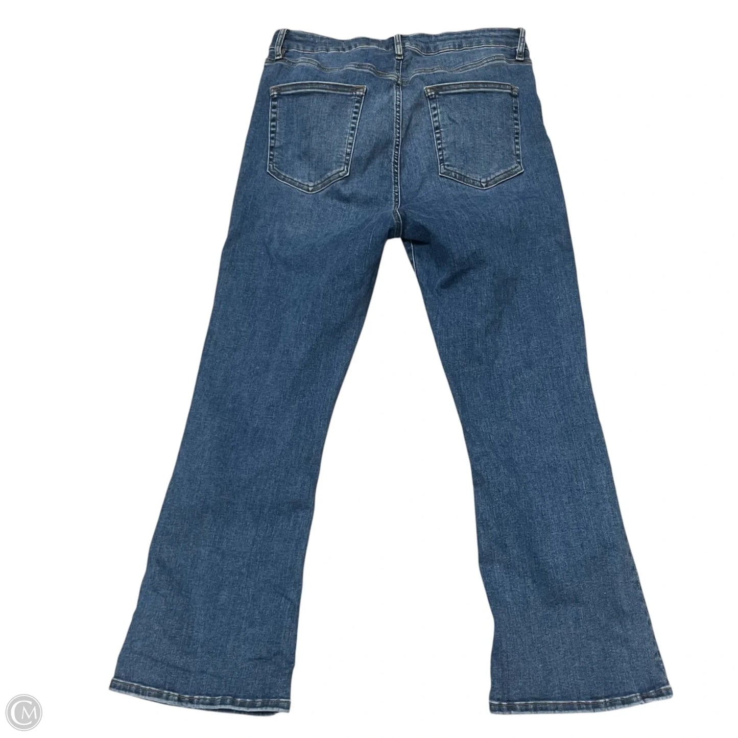 Jeans Boot Cut By Frame In Blue Denim, Size: 16