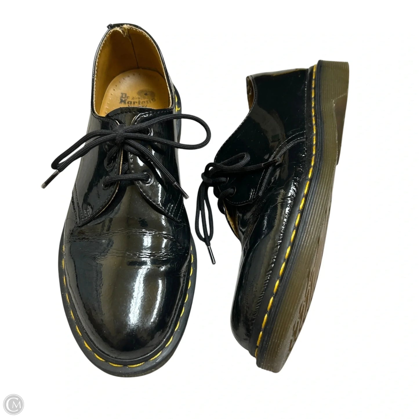 Shoes Flats By Dr Martens In Black, Size: 9
