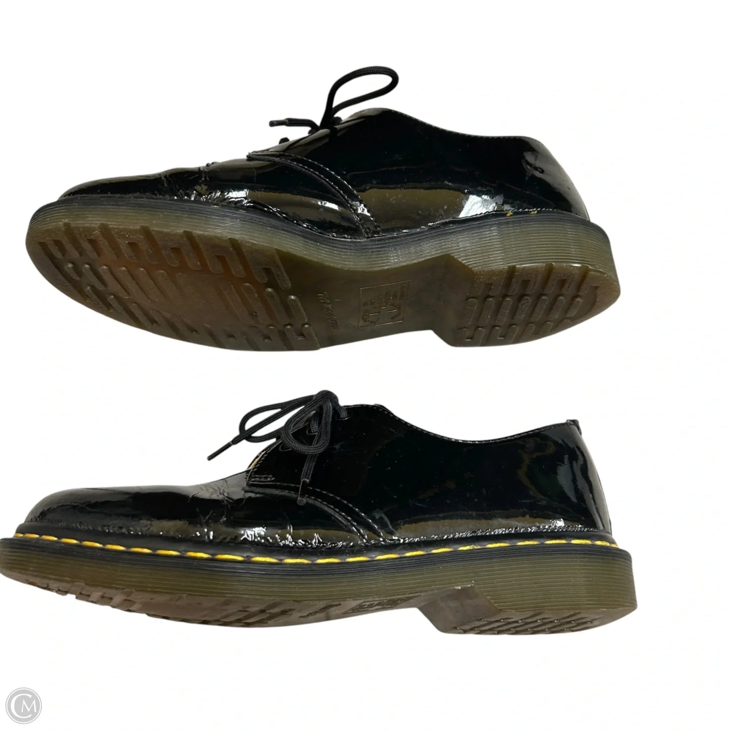 Shoes Flats By Dr Martens In Black, Size: 9