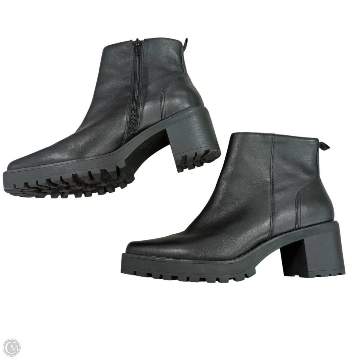 Boots Ankle Heels By Andre Assoue In Black, Size: 9