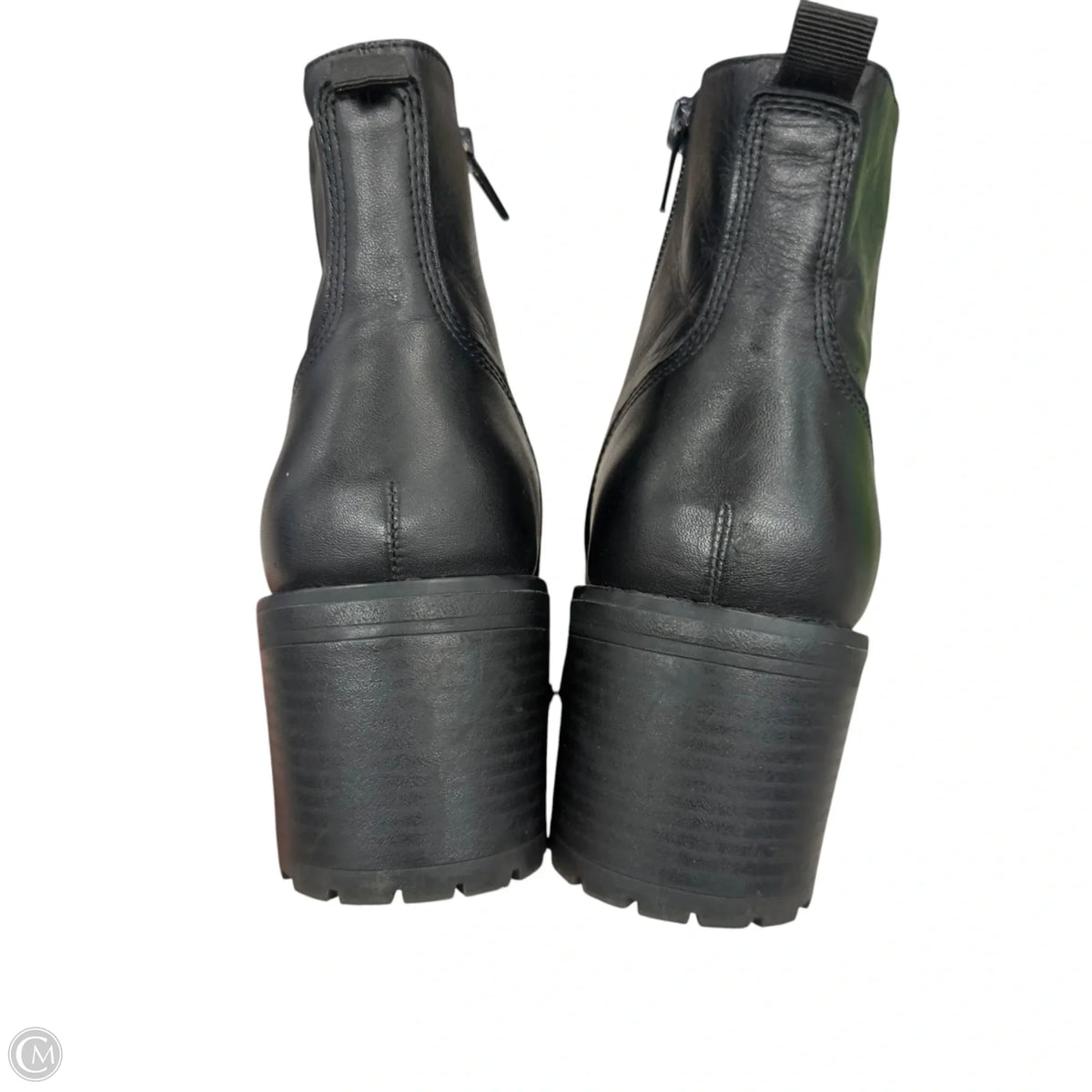 Boots Ankle Heels By Andre Assoue In Black, Size: 9
