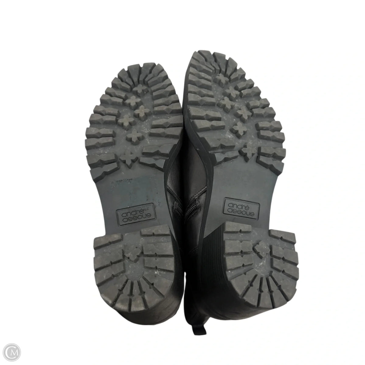 Boots Ankle Heels By Andre Assoue In Black, Size: 9