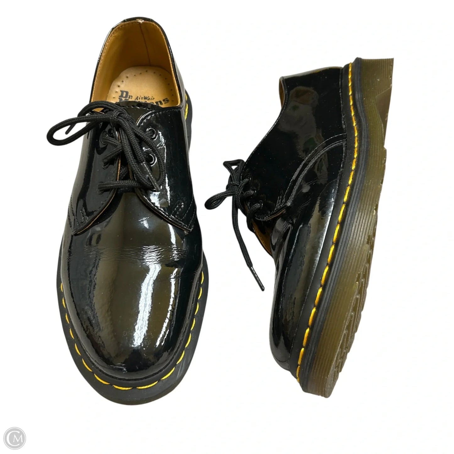 Shoes Flats By Dr Martens In Black, Size: 9