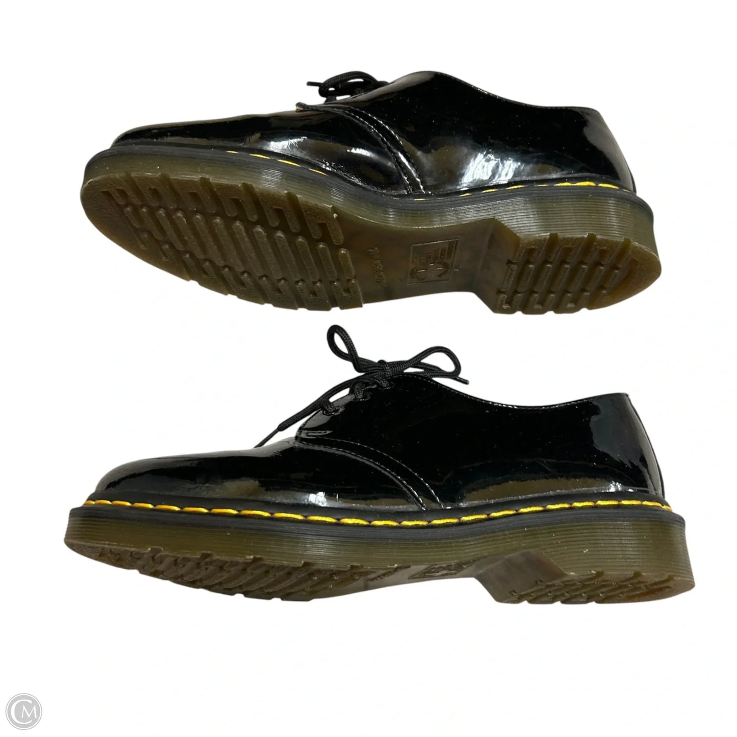 Shoes Flats By Dr Martens In Black, Size: 9