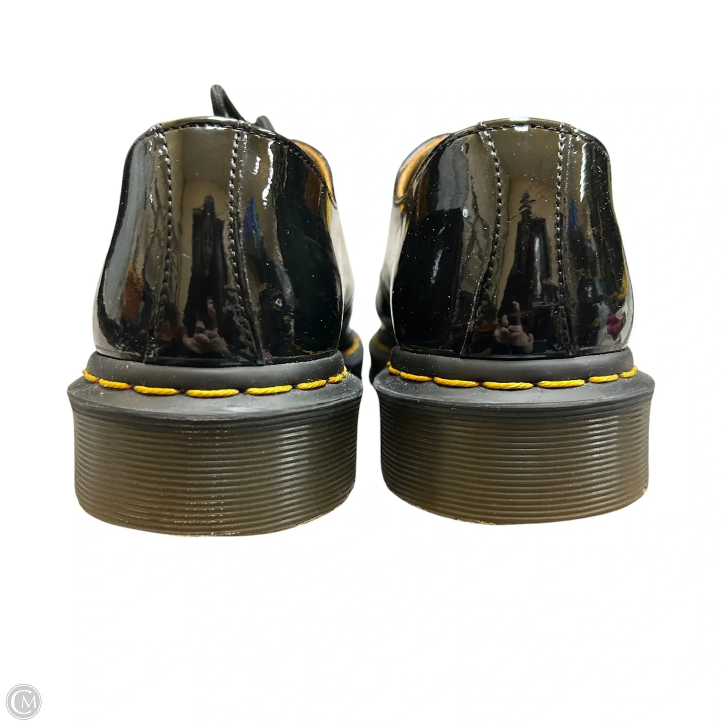 Shoes Flats By Dr Martens In Black, Size: 9