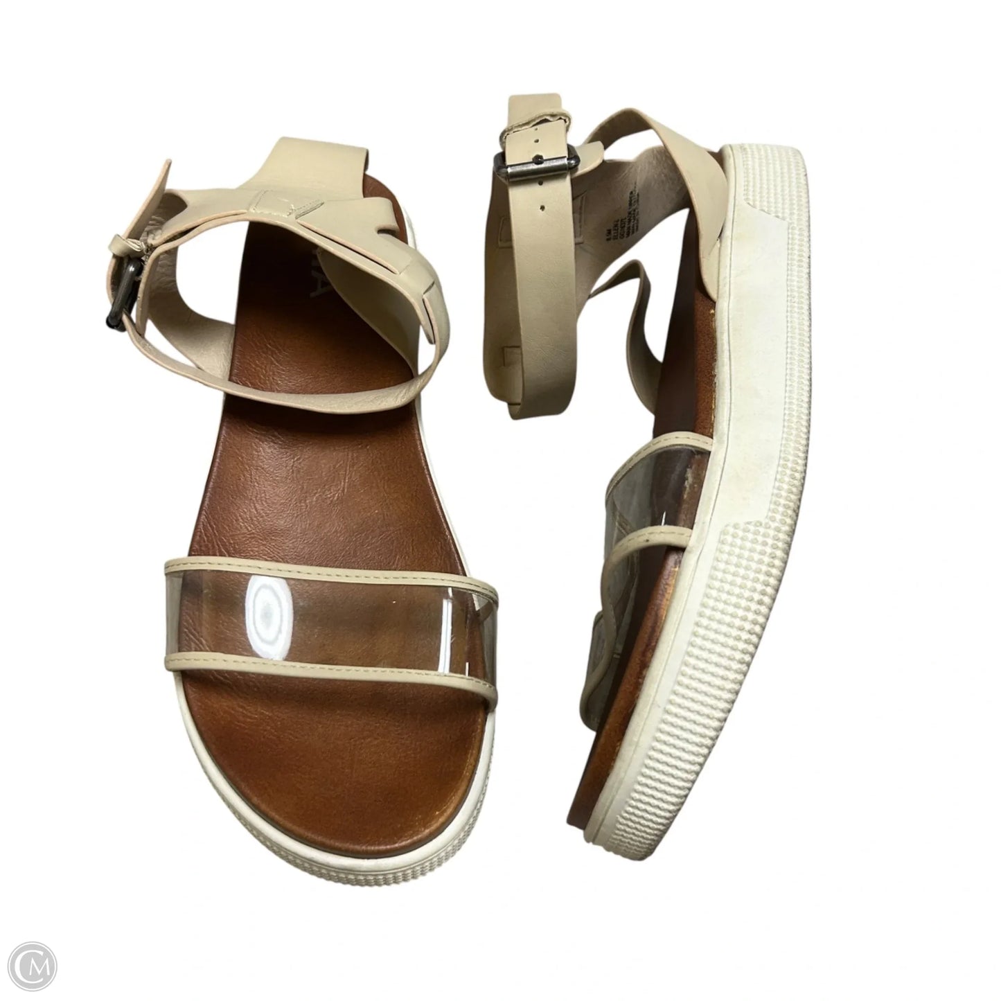 Sandals Flats By Mia In Tan, Size: 8.5