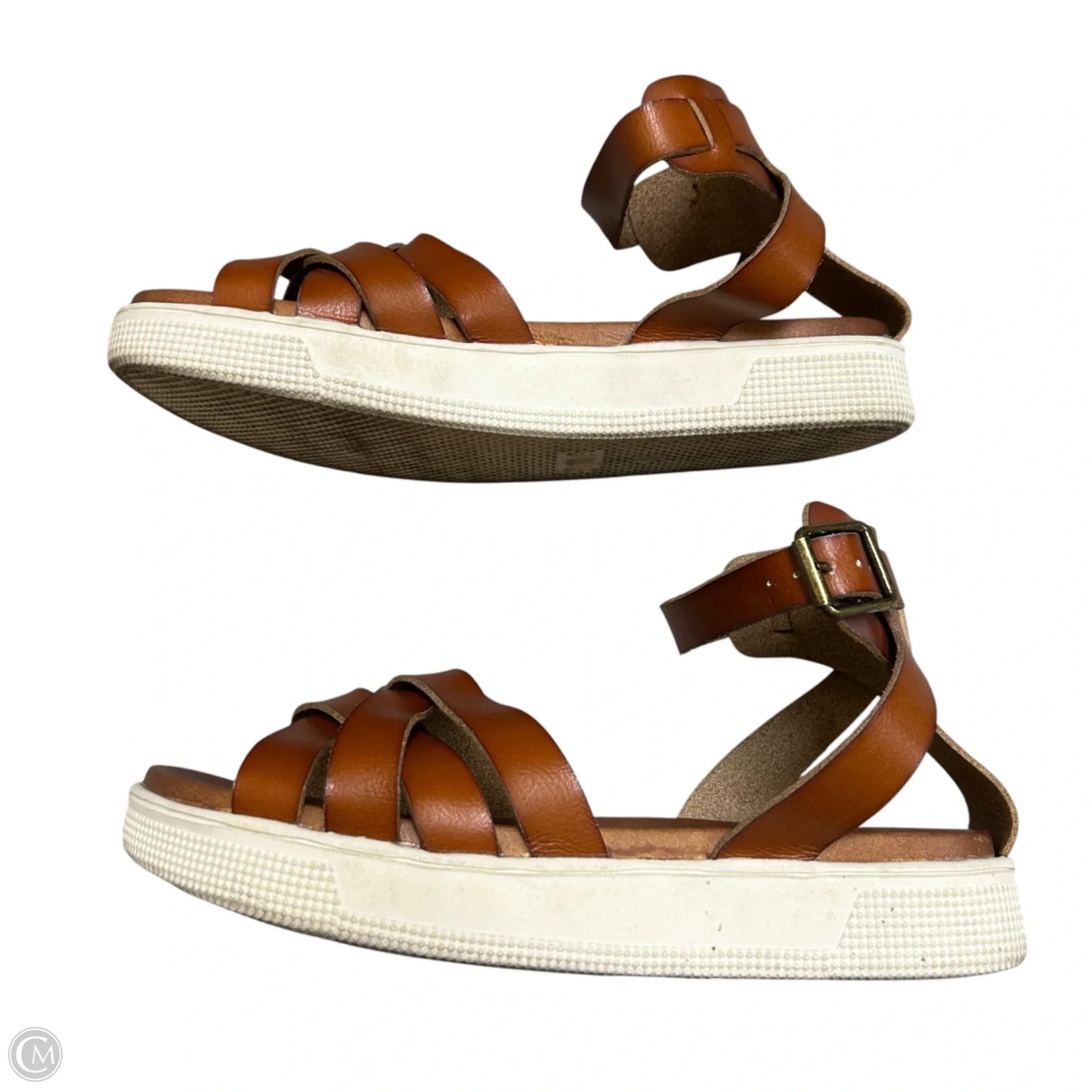 Sandals Flats By Mia In Brown, Size: 8.5