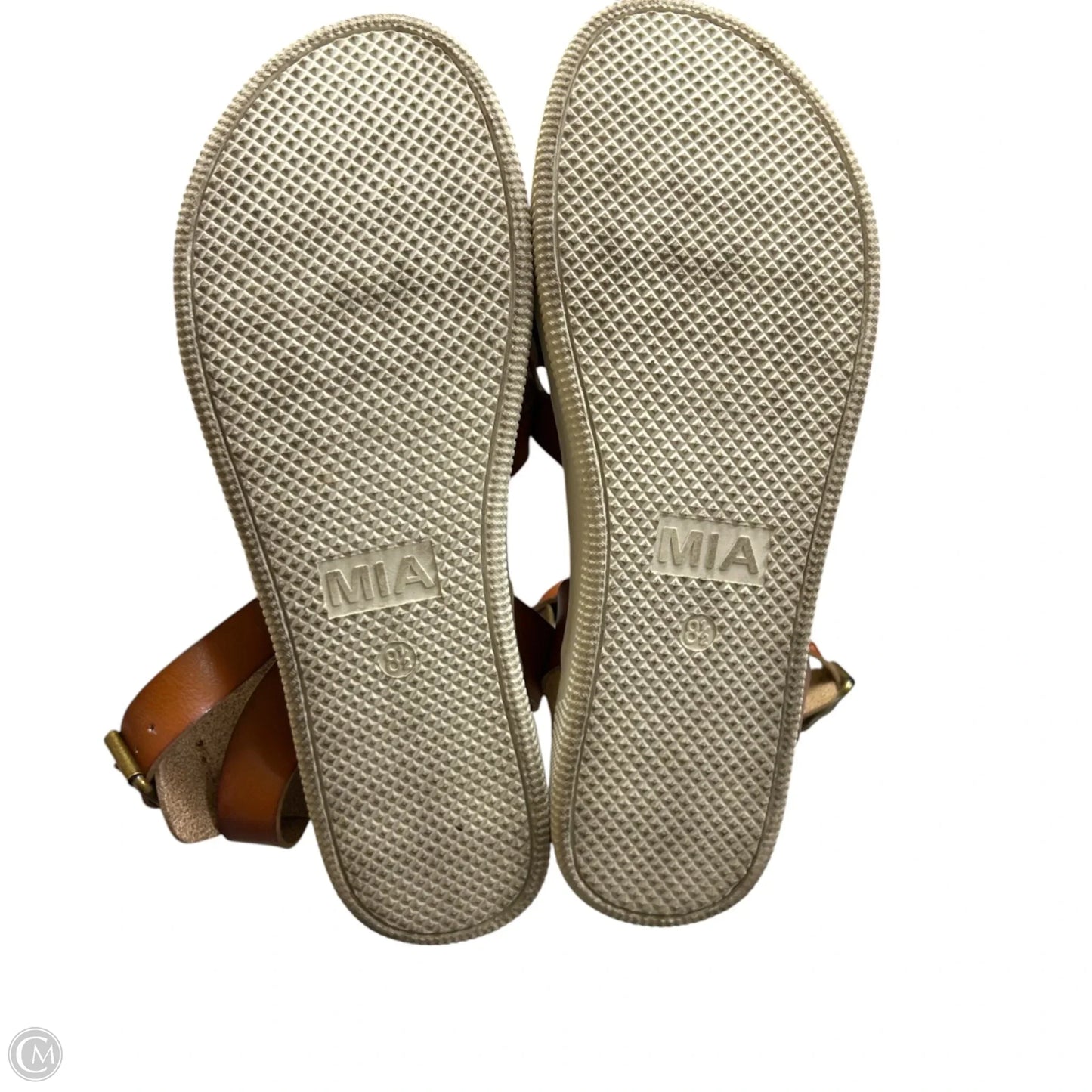 Sandals Flats By Mia In Brown, Size: 8.5