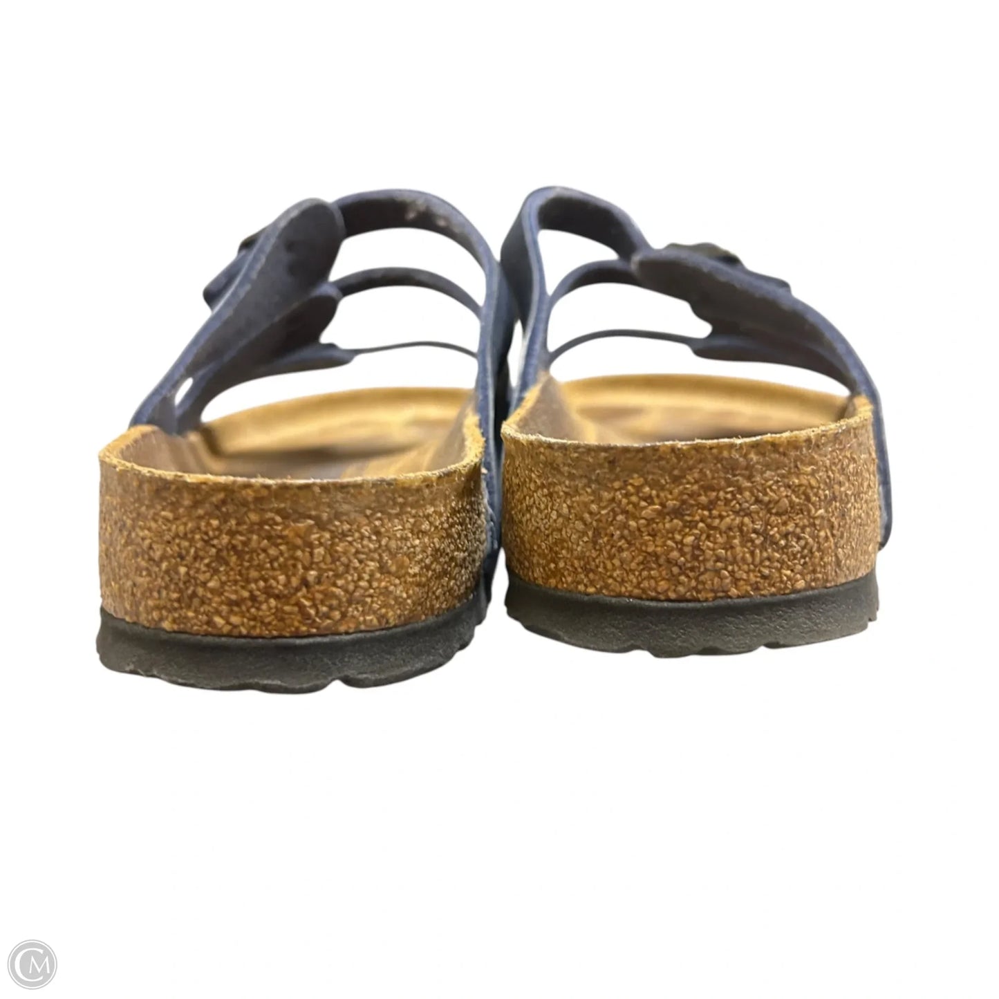 Sandals Flats By Birkenstock In Navy, Size: 9.5