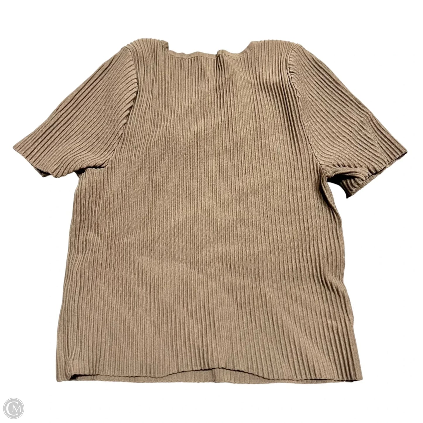 Top Short Sleeve By Madewell In Brown, Size: L