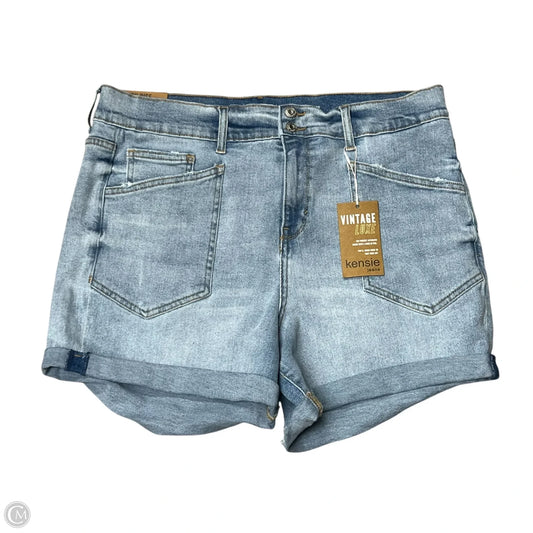 Shorts By Kensie In Blue Denim, Size: 14