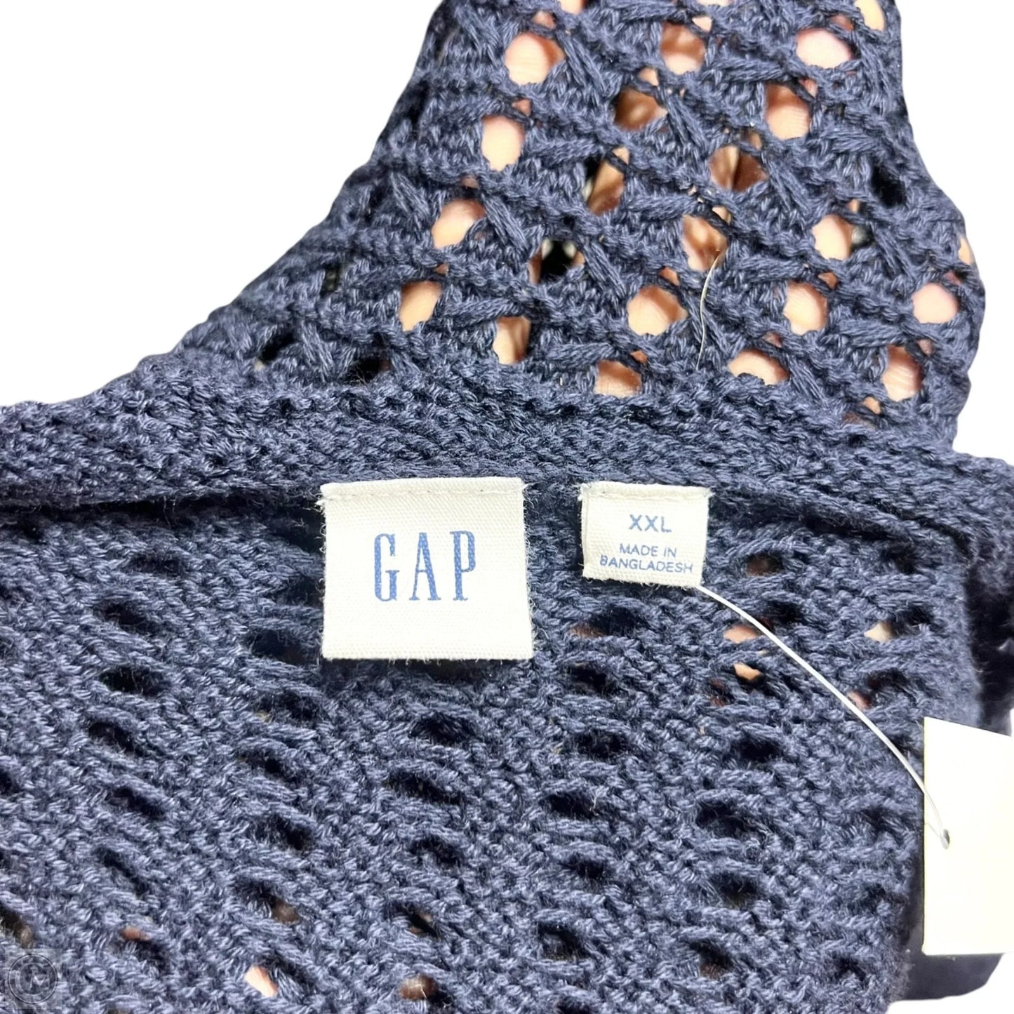 Dress Casual Midi By Gap In Navy, Size: Xxl