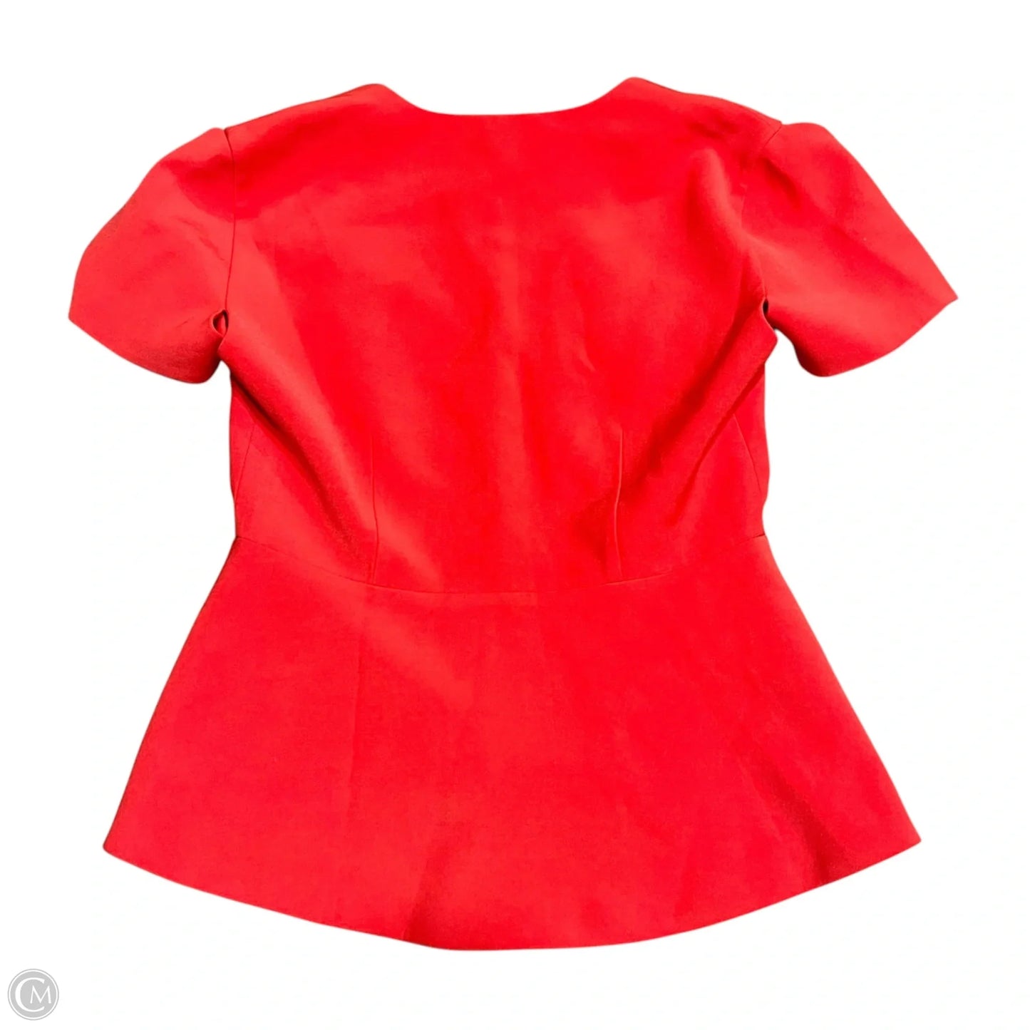 Top Short Sleeve By Bcbgmaxazria In Orange, Size: S