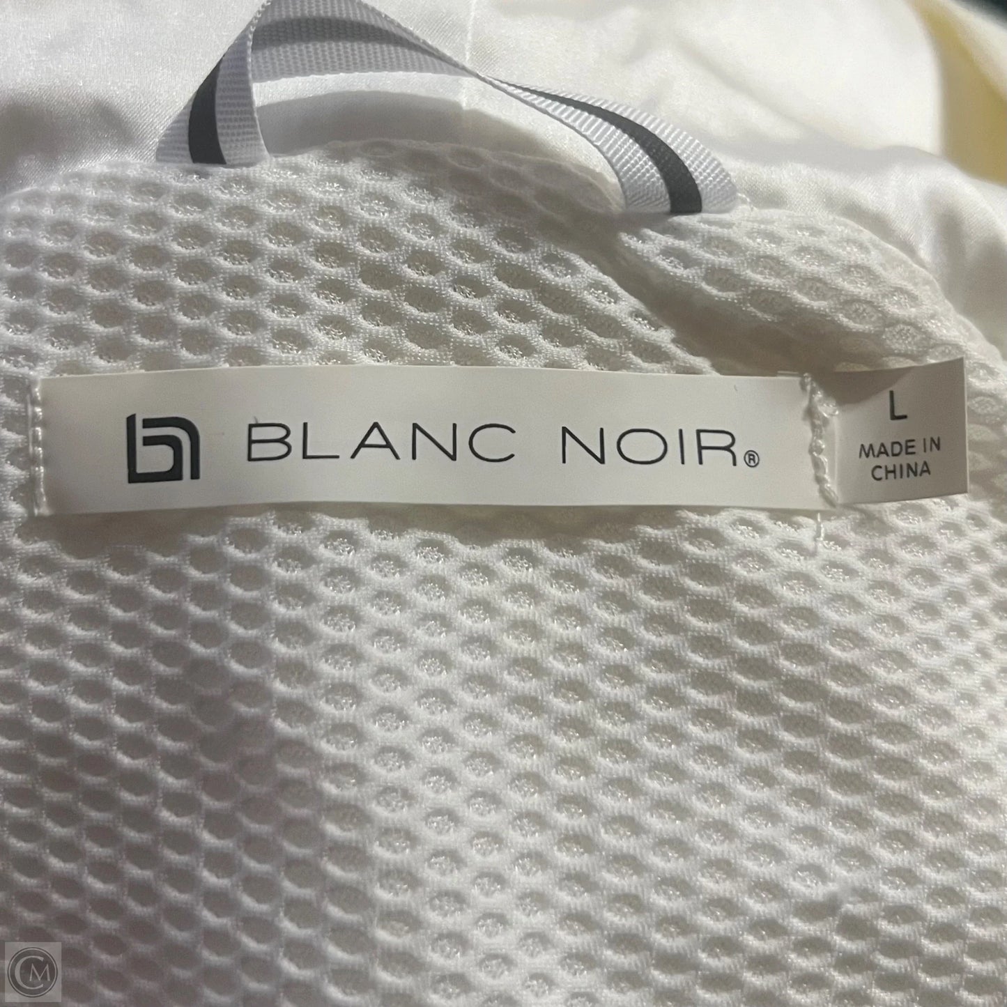 Athletic Jacket By Blank Noir In White, Size: L