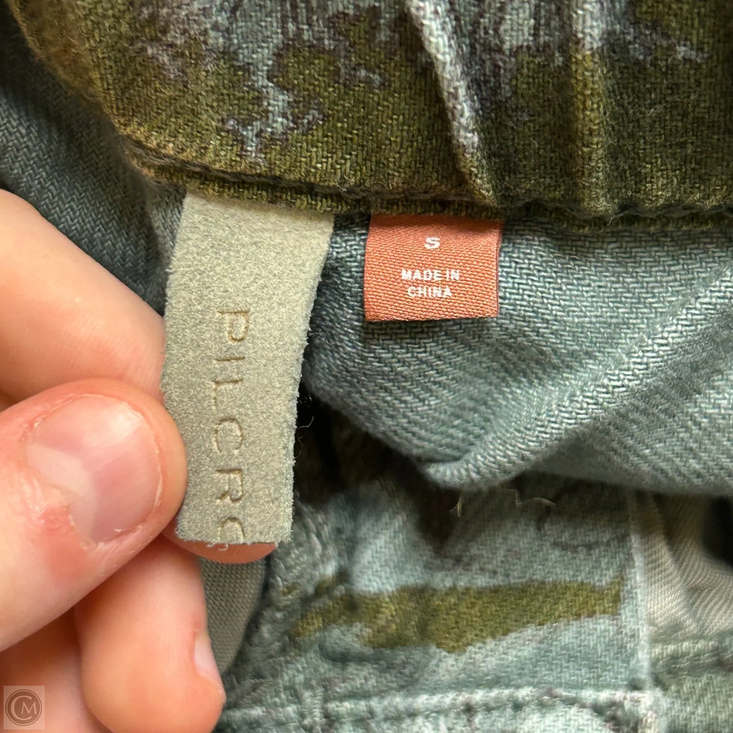 Shorts By Pilcro In Green Denim, Size: S