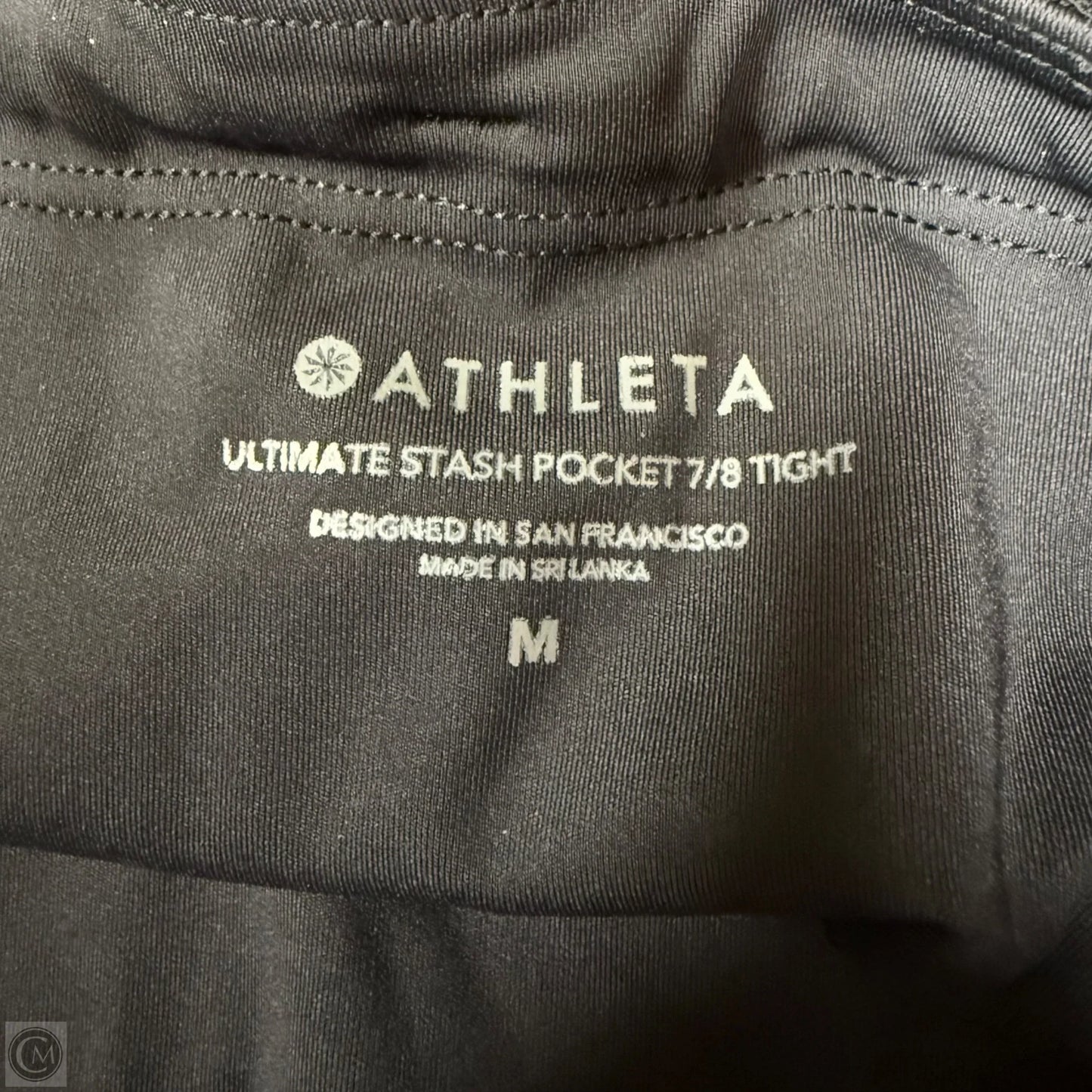 Athletic Leggings By Athleta In Black, Size: M