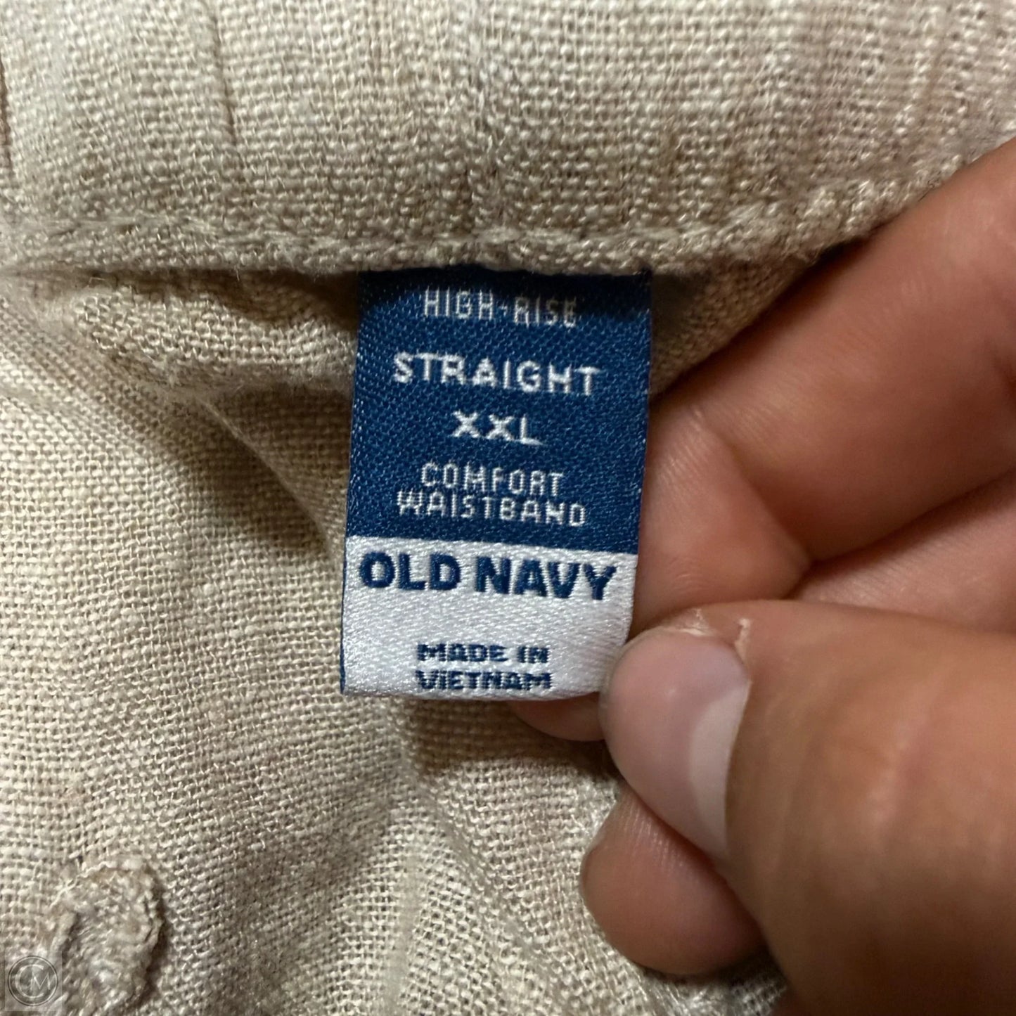 Pants Linen By Old Navy In Beige, Size: Xxl