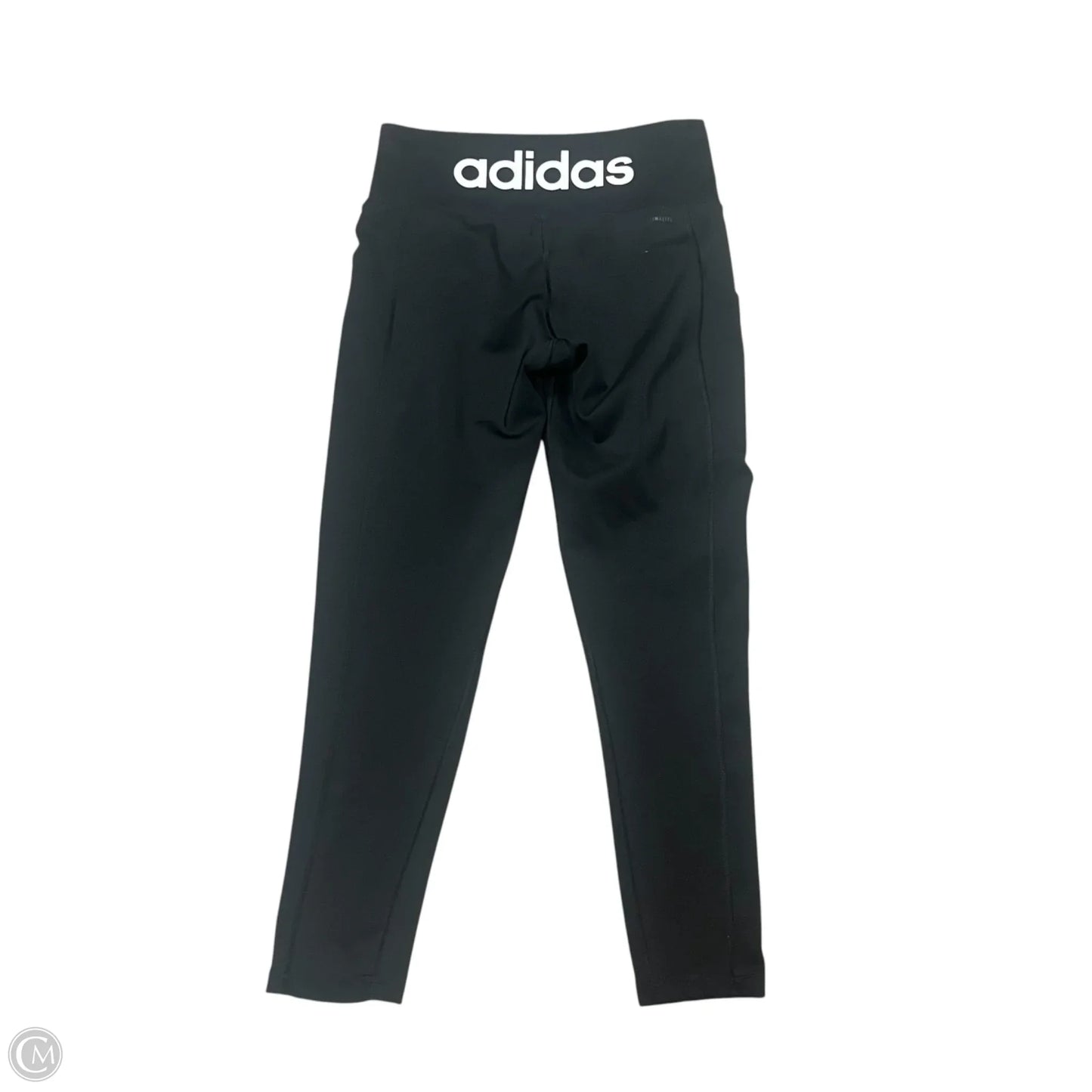Athletic Leggings By Adidas In Black, Size: M