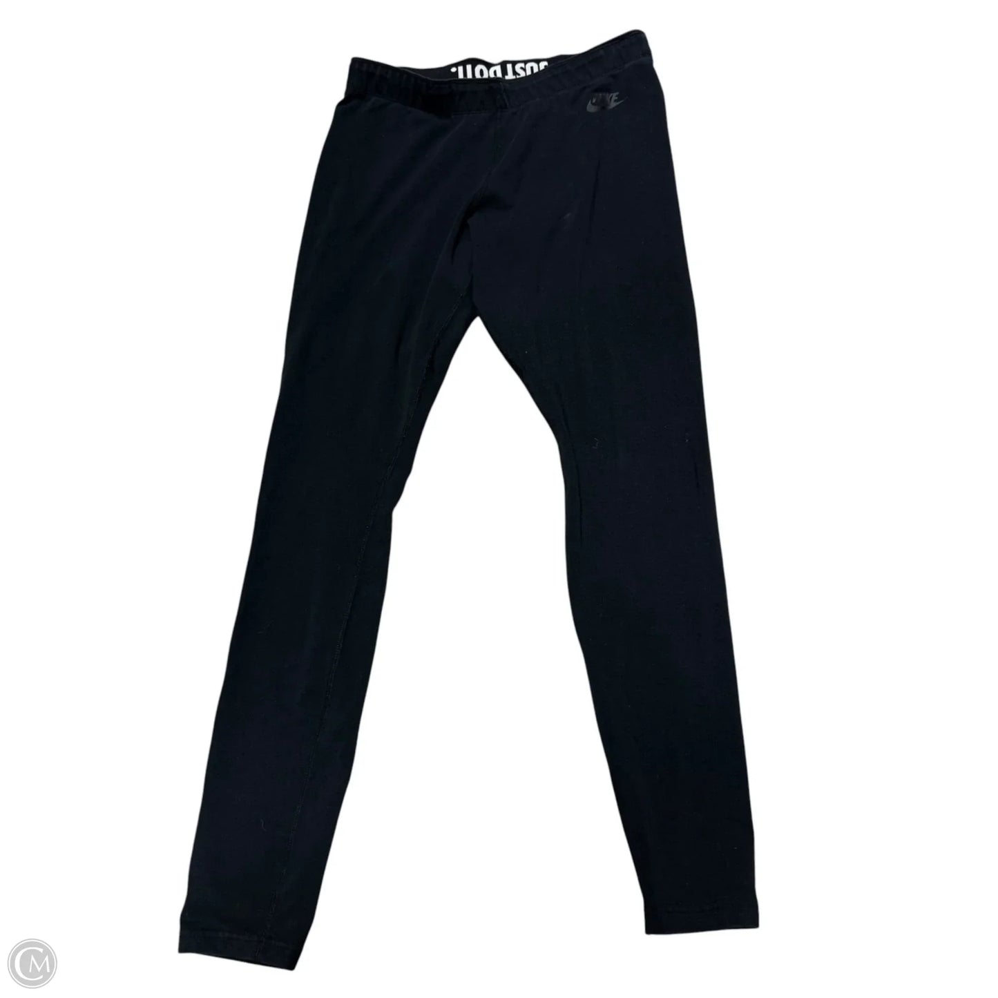 Athletic Leggings By Nike In Black, Size: M