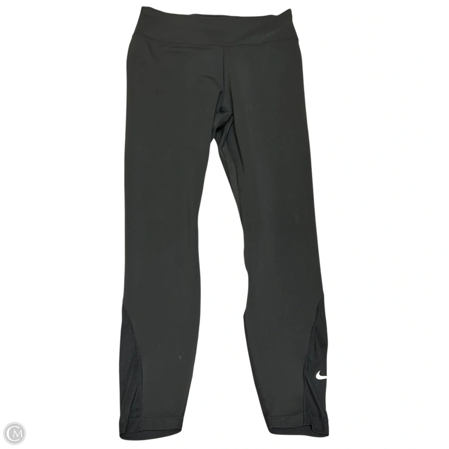 Athletic Leggings By Nike In Black, Size: M
