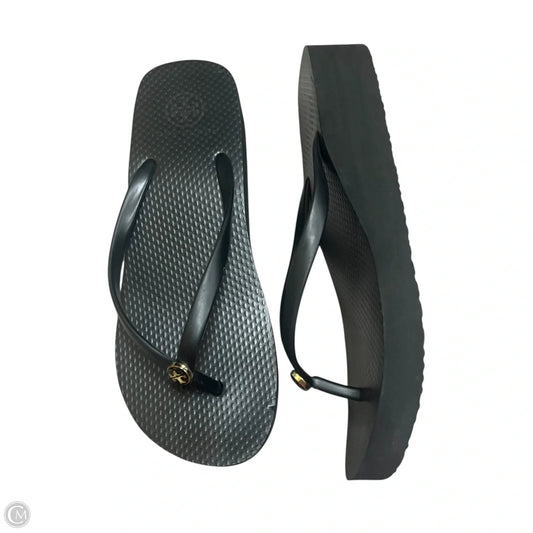 Sandals Designer By Tory Burch In Black, Size: 9