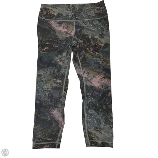 Athletic Leggings Capris By Lululemon In Multi-colored, Size: 12