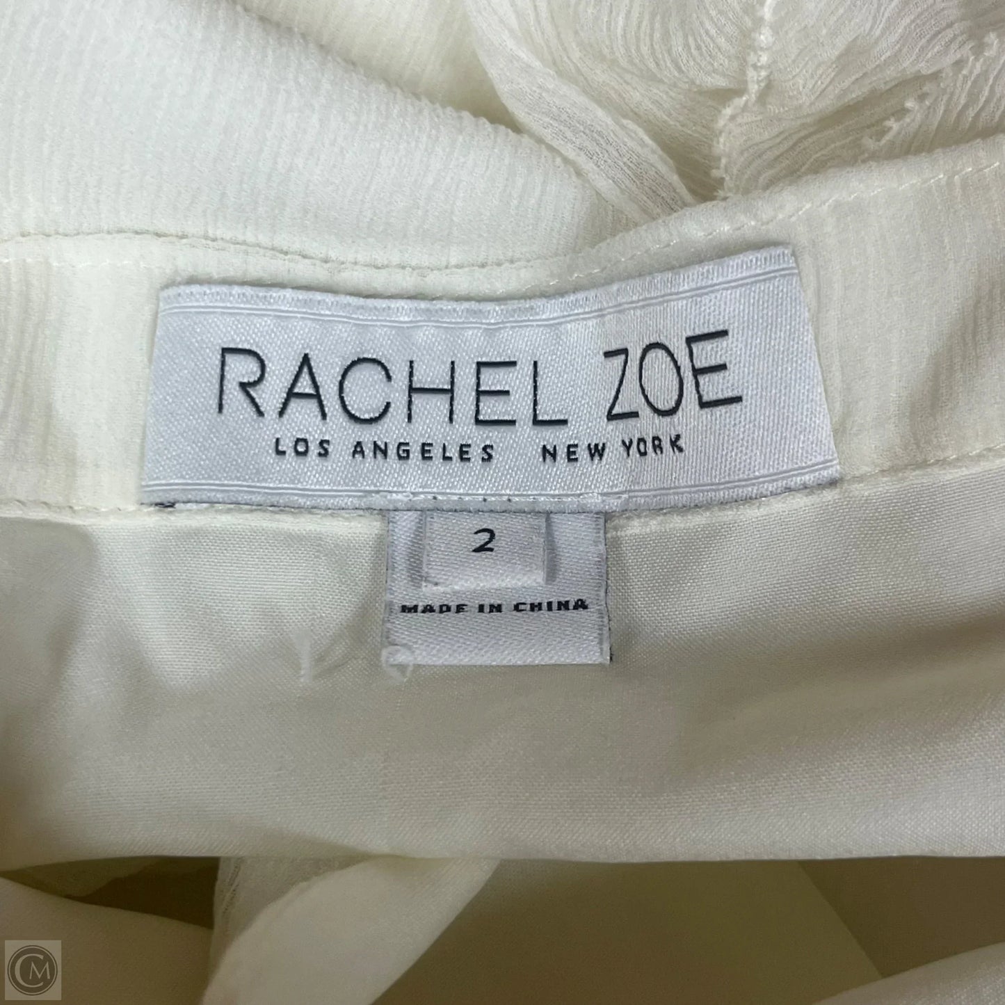Top 3/4 Sleeve By Rachel Zoe In Cream, Size: Xs
