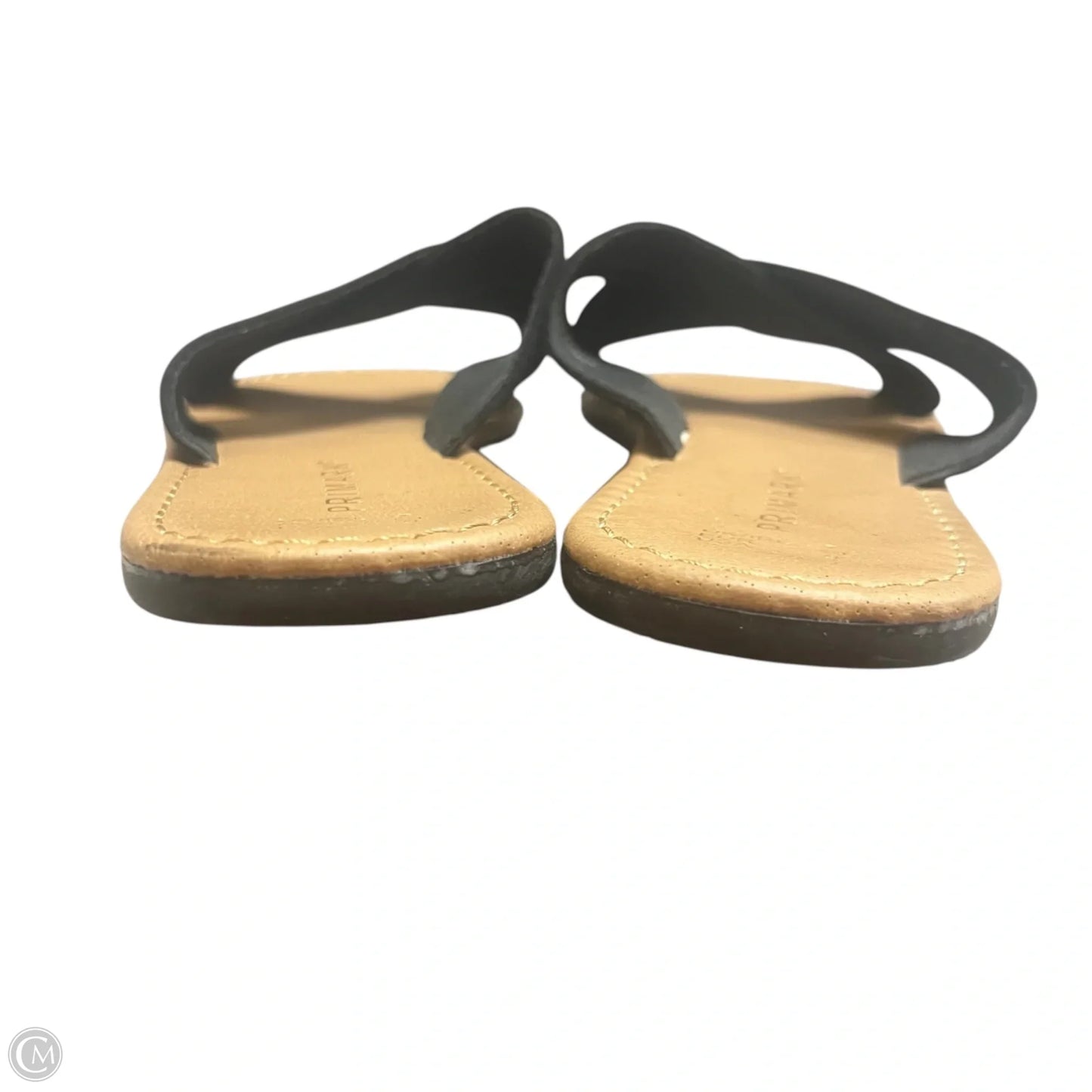 Sandals Flats By Primark In Black & Tan, Size: 9