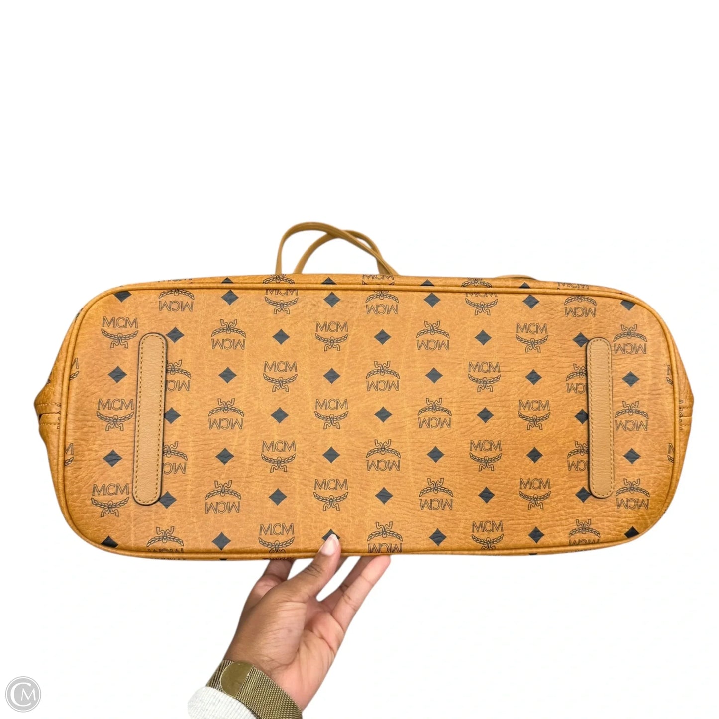 Tote Luxury Designer By Mcm, Size: Large