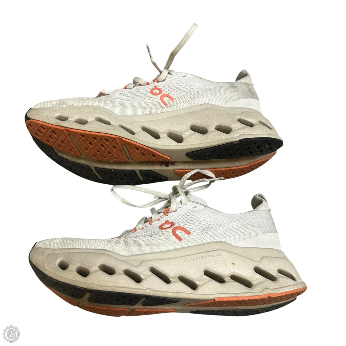 Shoes Athletic By On Cloud In Cream, Size: 8
