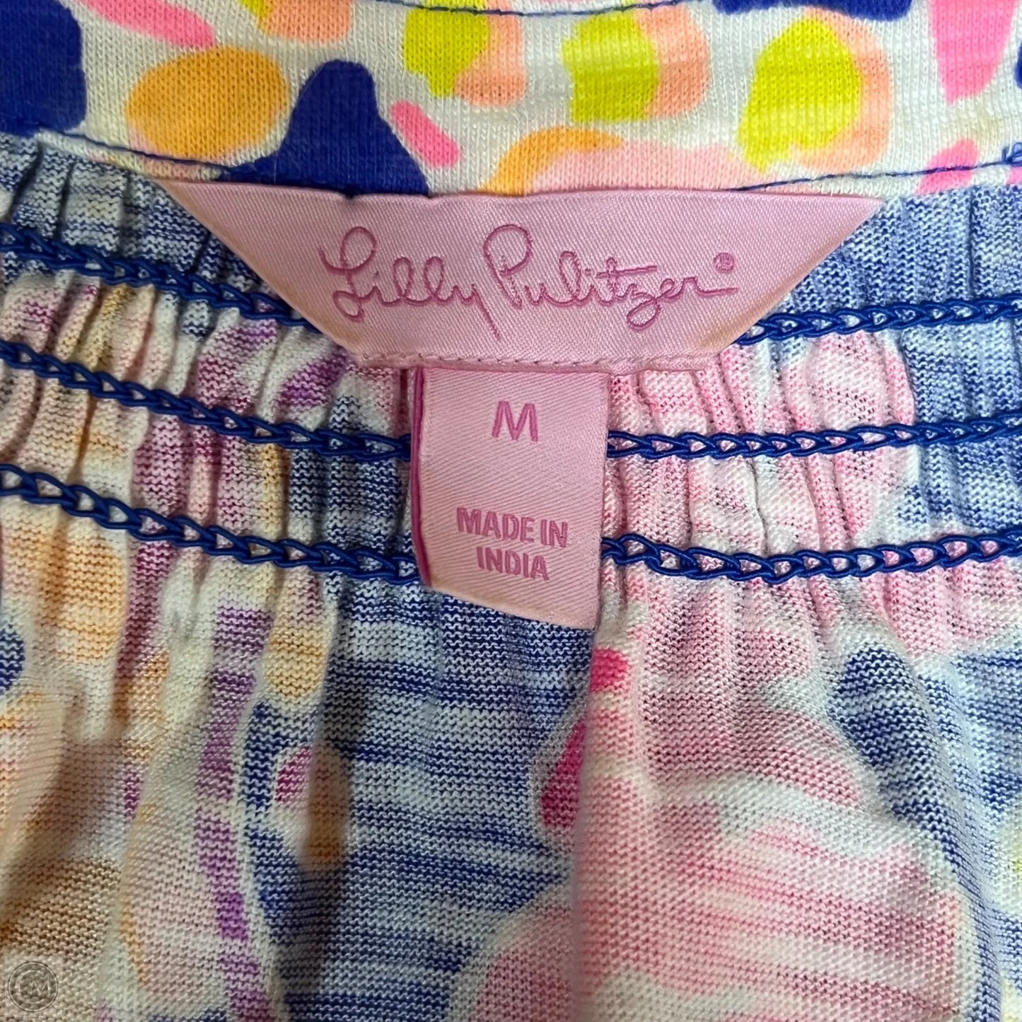 Dress Designer By Lilly Pulitzer In Blue & Pink, Size: M