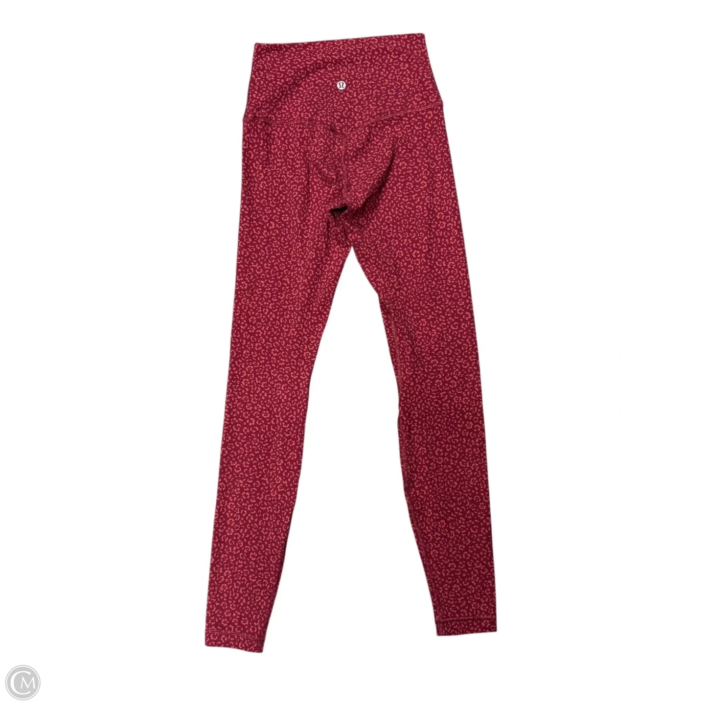 Athletic Leggings By Lululemon In Red, Size: 4