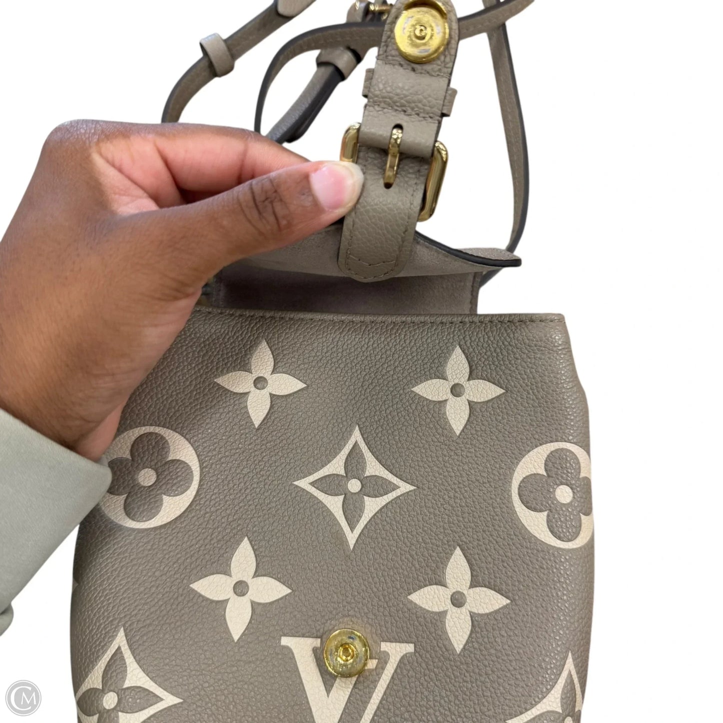 Backpack Luxury Designer By Louis Vuitton, Size: Small