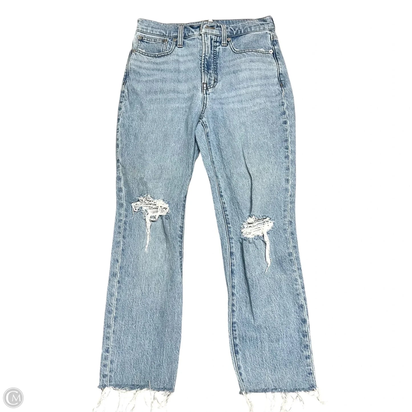 Jeans Skinny By Madewell In Blue Denim, Size: 2