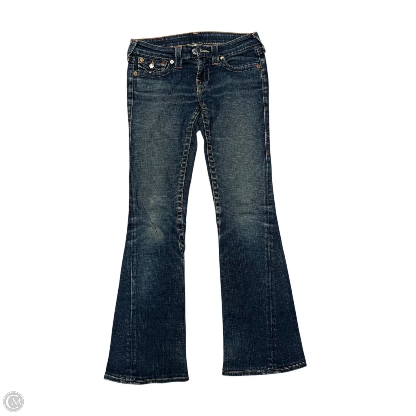 Jeans Boot Cut By True Religion In Blue Denim, Size: 2